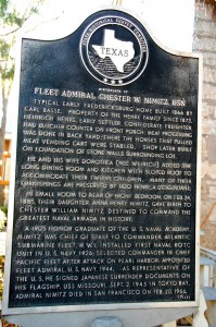 Admiral Nimitz home in Fredericksburg, TX